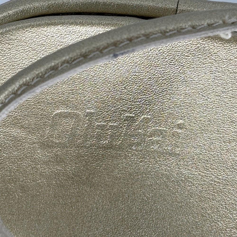 OluKai Tiare Strappy Sandals Bubbly Gold Women Size 8 Leather Flat Slingback - Picture 2 of 9